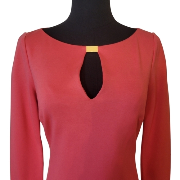 Trina Turk Coral Shift Dress Size‎ Small - Picture 2 of 5